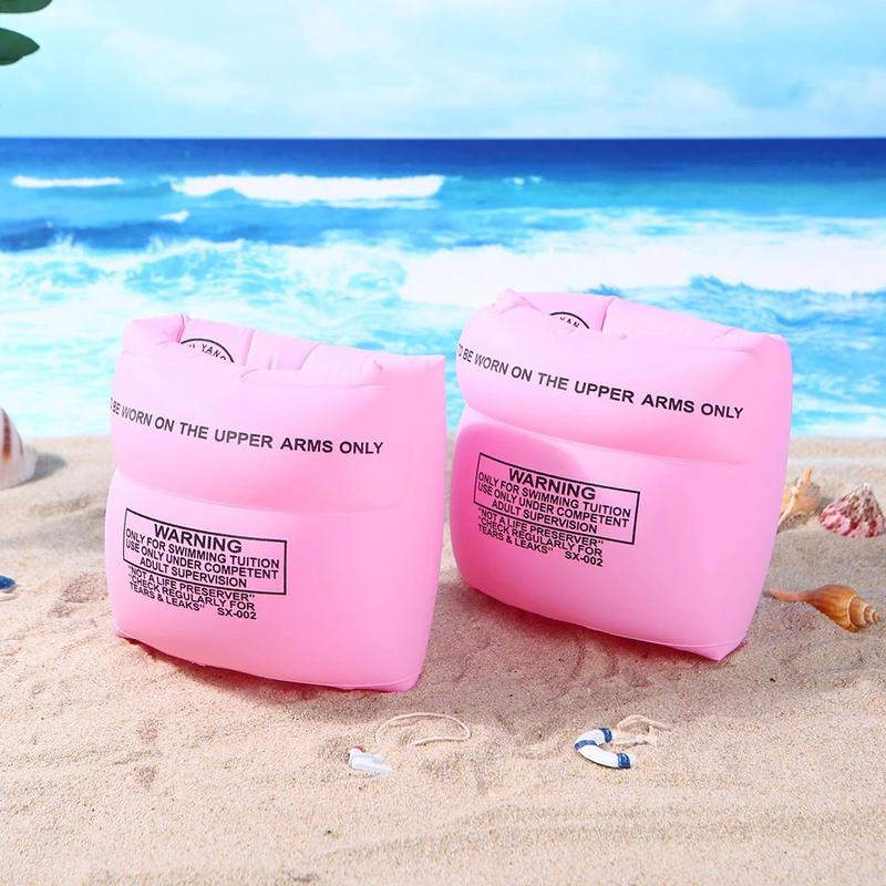 Product Introduction of 2PCS Adult Kids Swimming Inflatable Arm Rings Portable Floating Circle Sleeves Pool Buoy Armbands Swimming Pool Equipment 30