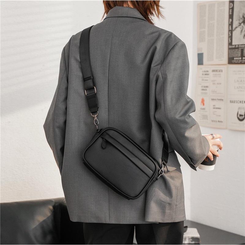 Product Introduction of Túi đeo chéo Học sinh caro cao cấp da loại 1 đẹp dẻo mịn F53 [Hình thật] Bag 11