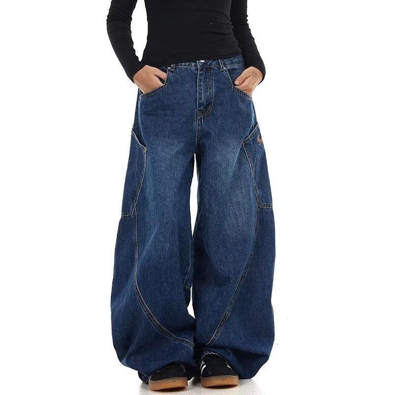 Product Introduction of Quần Dài Jean Mắm Đâm, Thiết Kế Đường Phố Cổ Điển Mỹ 23 Khối, Dáng Rộng Vừa Vặn, Ống Rộng, Quần Ống Đuôi Kéo, Dành Cho Nam Giới, Kiểu Chuối quan  grong combo  3 Menswear Pants Có Túi quần  hiphop  bigsize quần  jean  lửng  nam quần  jean  lửng  nam 7