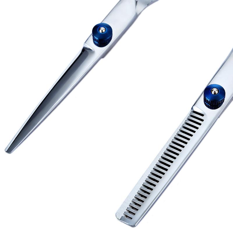 Product Introduction of Hairdressing, haircut, scissors set, flat scissors, bangs, thin scissors, stainless steel scissors, hairdresser 6 inches 10