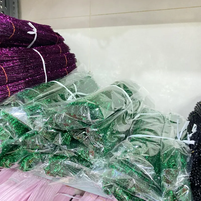 Kẽm Kim Tuyến 100 sợi Làm Hoa đủ màu - Đồ Handmade kẽm nhung Diy 3