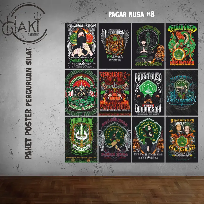 PAKET POSTER DINDING PAGAR NUSA 7