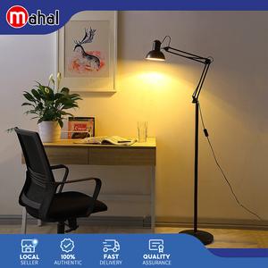 Metal Adjustable Long Swing Arm Floor Lamp Floor Lights Office Room Bedroom Led Reading Led Standing