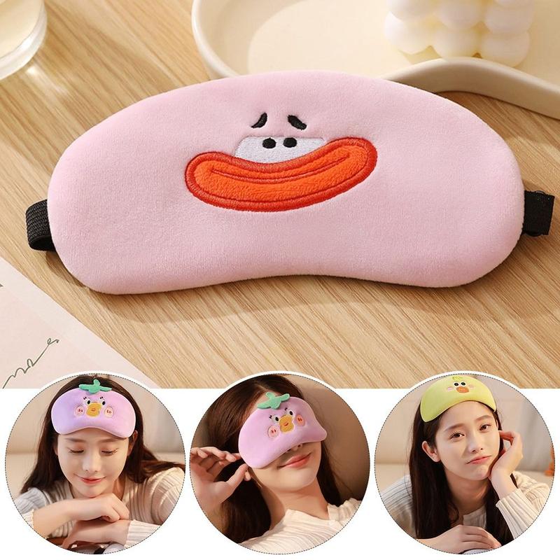 Product Introduction of Cute Funny Sleeping Mask Ice Compress Hot Compress for Eye Protection Relieve Eye Fatigue Eye Cover Sleeping Blindfold 18