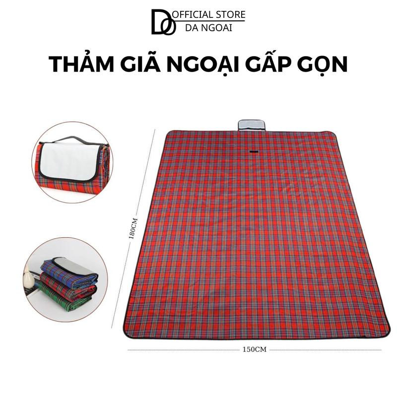Thảm Dã Ngoại DCP1 Gấp Gọn, Chống Thấm Camping Cắm Trại.   Thảm Dã Ngoạ Đi Cắm Trại