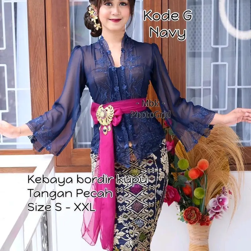Kebaya Jadi Bordir Tangan Pecah || Kebaya Adat Bali Modern || Kebaya Adat Bali Kekinian || Kebaya Adat Bali Murah 4