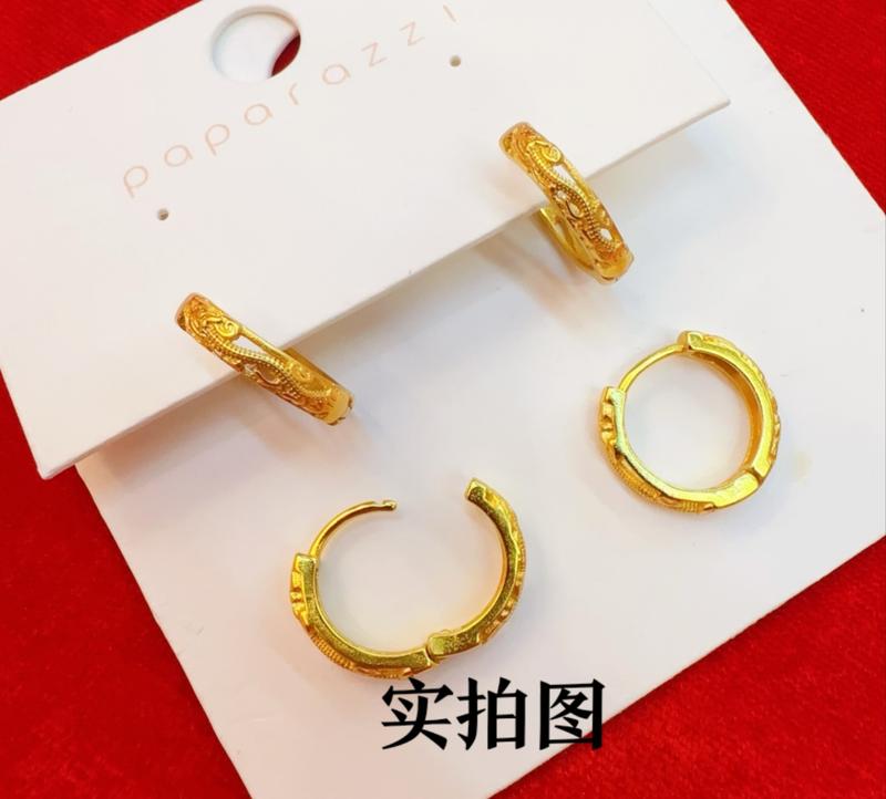 Product Introduction of Chinese Dragon Earrings Vietnam Placer Gold National Fashion Year of the Dragon Earrings Men's and Women's Personalized High-Grade Light Luxury Earrings 6