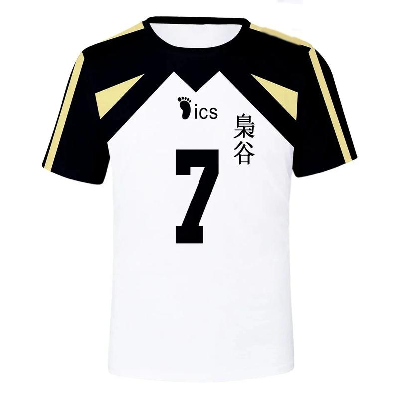 Product Introduction of Summer Haikyuu Short Sleeve Tops Men 3D T-shirt Volleyball Team Uniform Training Clothes Women Tshirt Casual Printing T Shirt 6