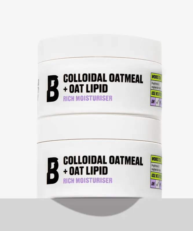 BY BEAUTY BAY - RICH MOISTURISER X2 - COLLOIDAL OATMEAL + LIPID 0