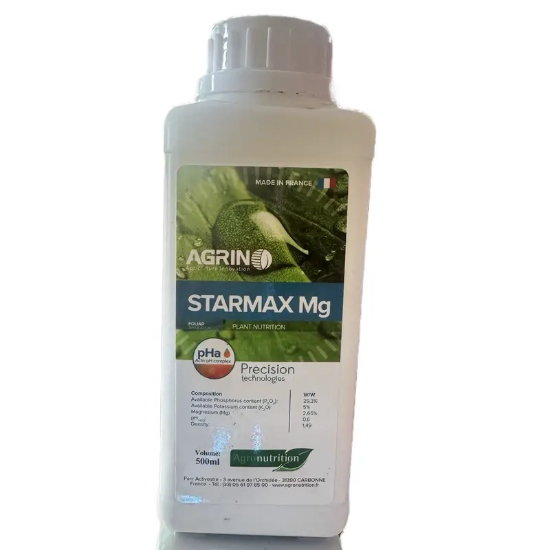 Phân bón lá STARMAX Mg 500ml giúp cây xanh dày, tạo mầm hoa, tăng quang hợp - Agrino Việt Nam 0