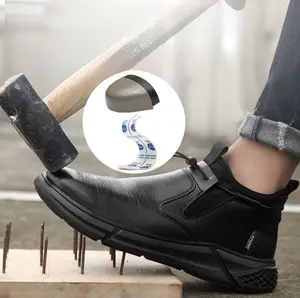 Sepatu Formal dengan tampilan casual waterproof Model V9 dengan extra penguat di lapisi pelindung ringan Non K3 untuk kerja lapangan, dan fashionable