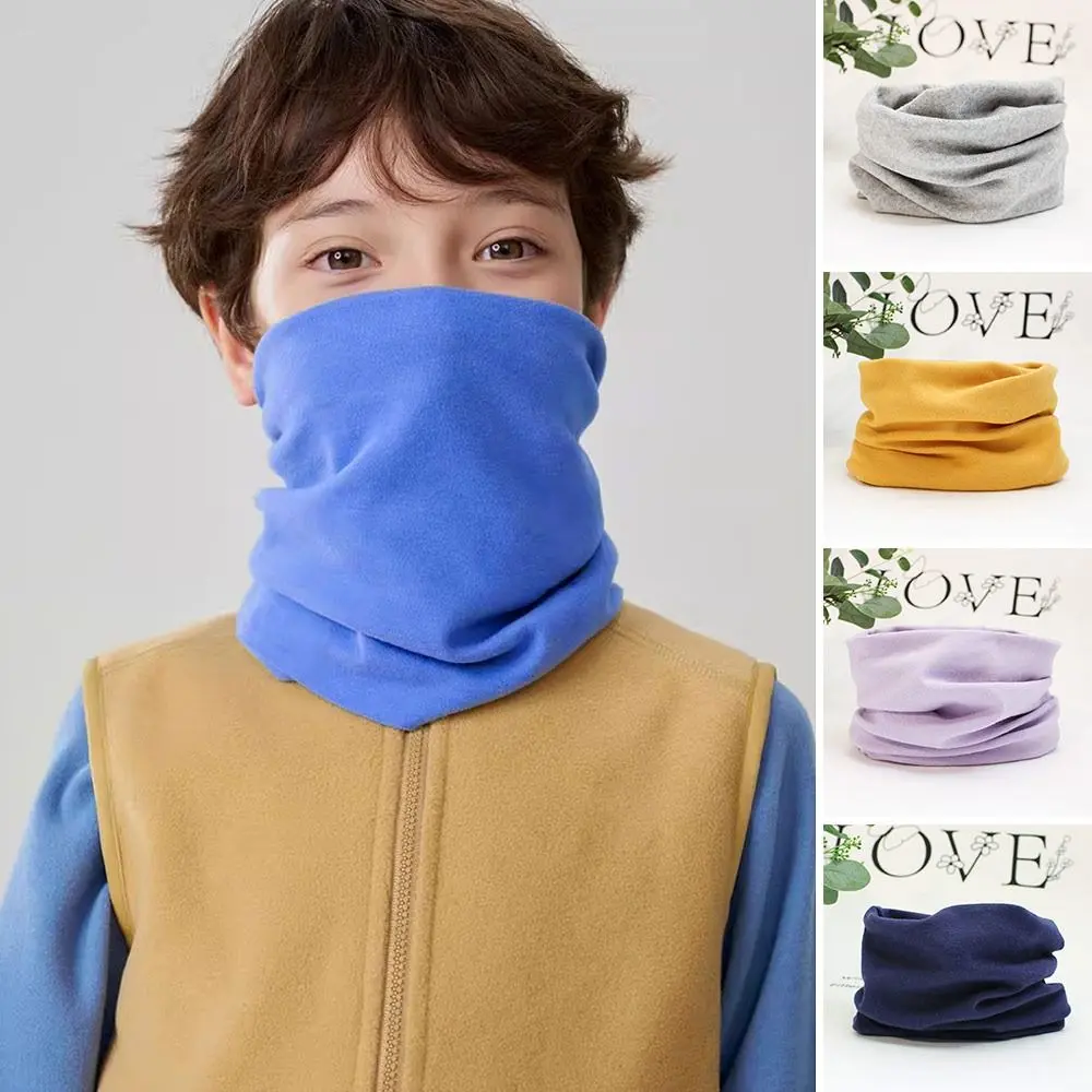 1-12 Years Old Winter Cotton Kids Winter Scarf Elastic Cute Knitted Scarves Soft Cashmere Children Neck Warmer for Baby Boys Girls