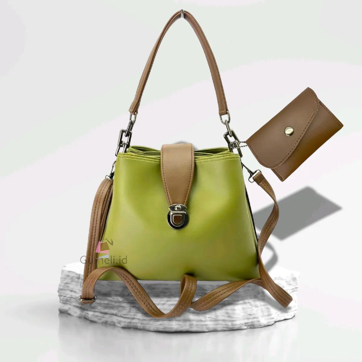 ALIKA BAG TAS SELAMPANG WANITA FASHION TRENDY TERBARU Kulit