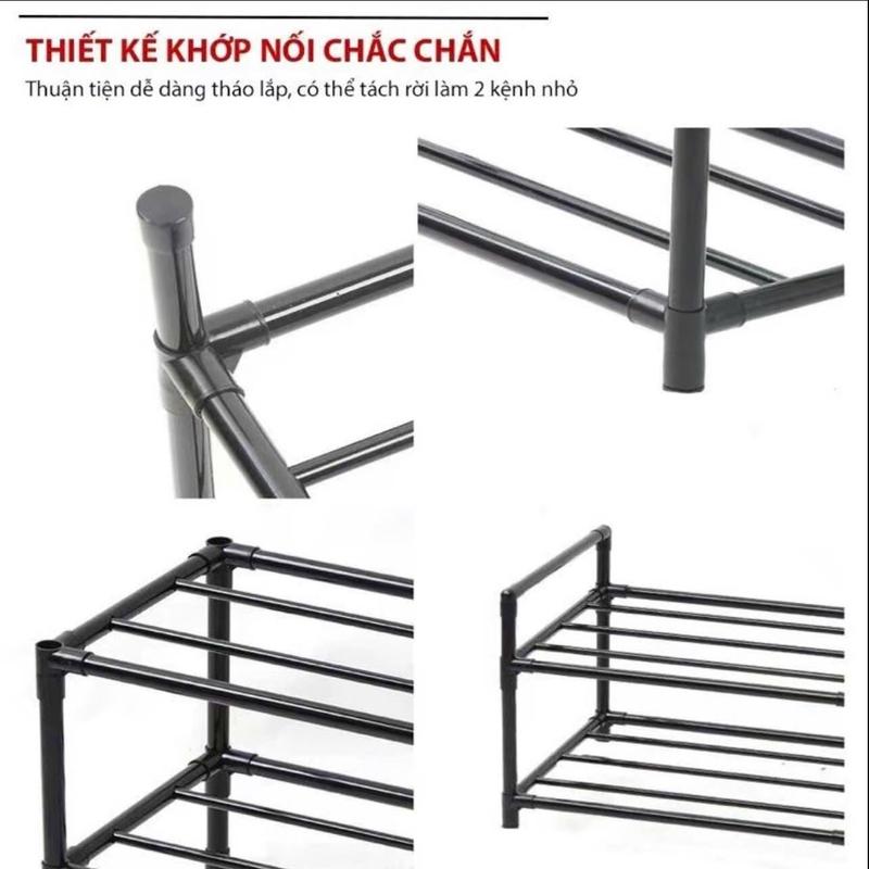 Kệ để đồ đa năng 6 tầng , khung thép cácbon Sơn tĩnh điện chống gỉ , sử dụng trong nhà tắm , phòng bếp , phòng ngủ , chắc chắn đa năng . 4