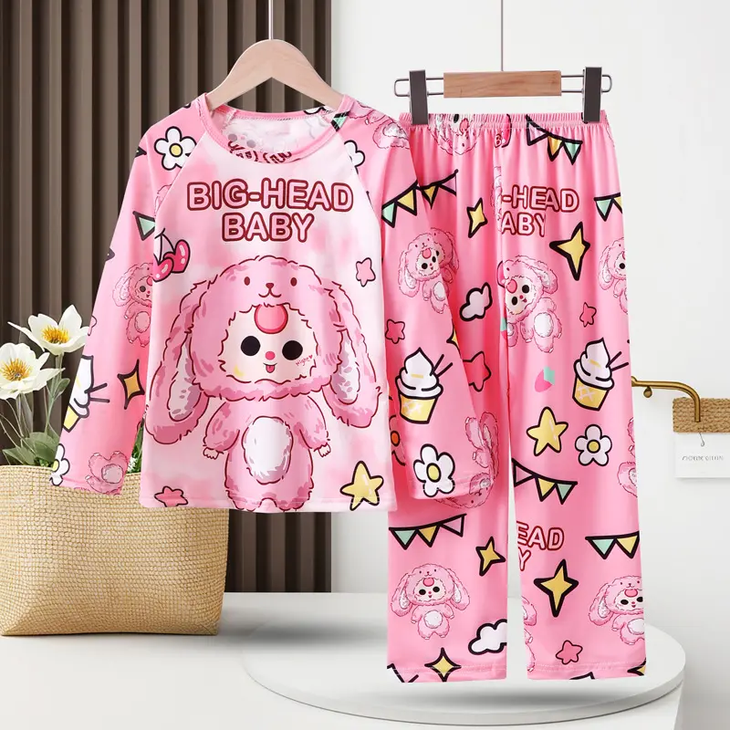 Bộ Đồ Mặc Nhà Cho Trẻ Em, Đồ Ngủ Bé Gái, Bộ Đồ Hai Mảnh Dài Tay Và Quần Dài, Thích Hợp Cho Mùa Xuân Và Mùa Thu, Đồ Ngủ Bé Gái Và Lớn, Cho Trẻ Em bop  girls  pjs