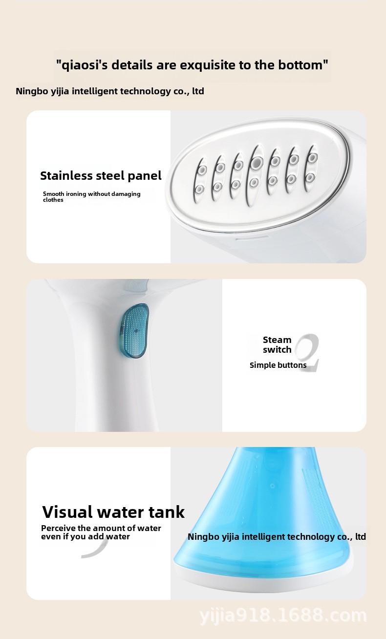 Product Introduction of Handheld Garment Steamer for Home Use, Small Portable Steam Iron for Dormitory, Electric Steam Iron 9