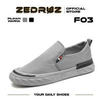 Gambar Zedruz Sepatu Slip On Pria Kasual Sepatu Kanvas Sepatu Kerja Sepatu Pria Fashion Running Shoes F03 - F03 GRAY, 40 dari Zedruz Kota Administrasi Jakarta Barat 3 Tokopedia