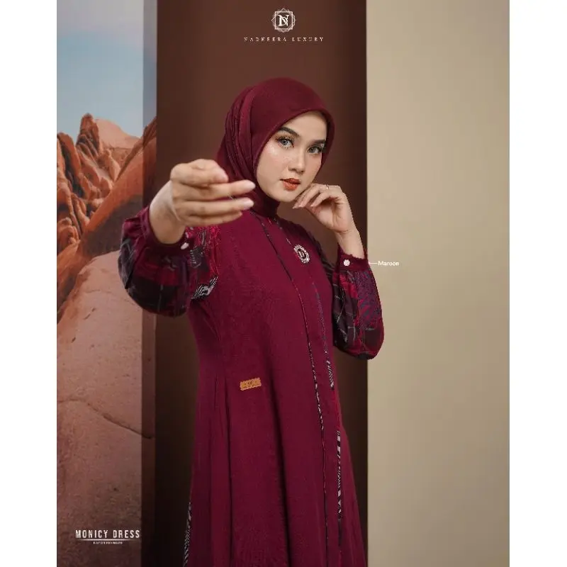 READY STOK MONICY DRESS By Nadheera Luxury 3