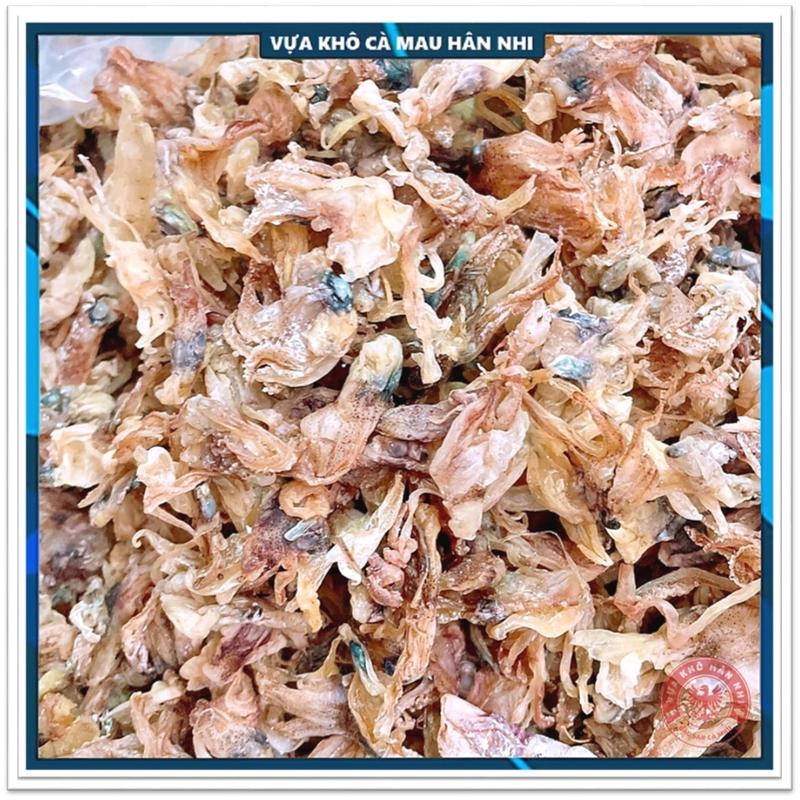 500g Đầu Râu Khô Mực Cà Mau Loại Nhỏ Vị Ngọt Thơm Ngon Vừa Ăn