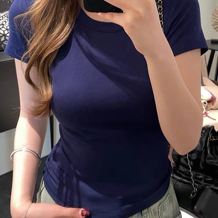 Áo thun gân ôm fit body nhiều màu JUSTDUN B3 | BigBuy360 - bigbuy360.vn