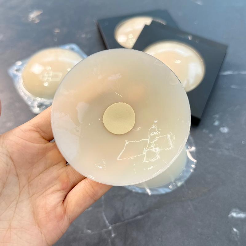 Miếng Dán Ngực Phiên Bản Nâng Cấp Tàn Hình Silicon Có Keo Kèm Lót Vải Không Gây Ngứa,Tái Sử Dụng Đến Hơn 50 Lần (Che Tên SP) 6