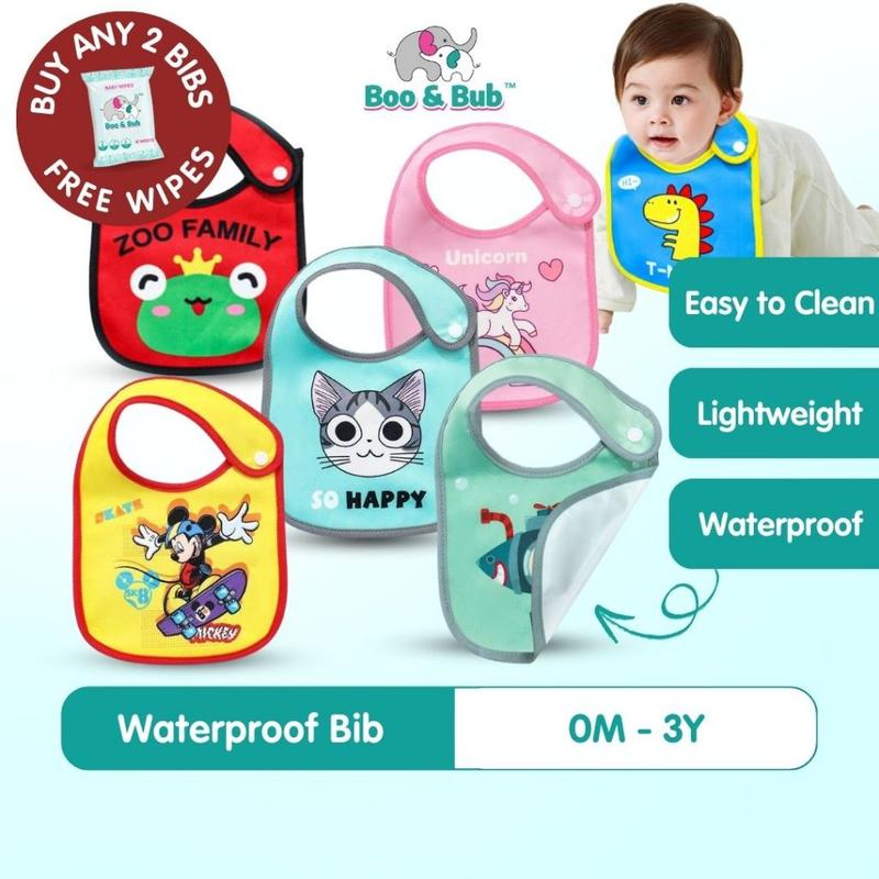 Boo Bub Waterproof Bib Baby Food Bib Cloths Eating Accessories TikTok boo-bub-waterproof-bib-baby-food-bib-cloths-eating-accessories-tiktok