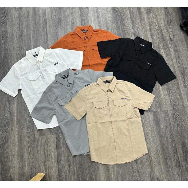 Áo sơ mi nam tay ngắn đữi dày đẹp sơ mi cao cấp boy phố