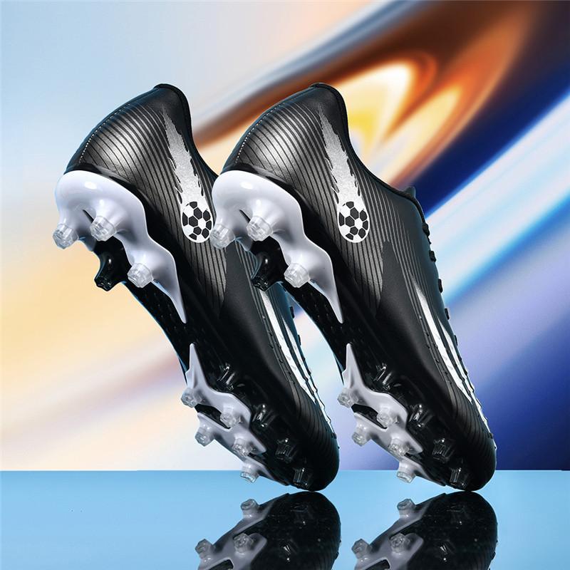 Product Introduction of 55S Football Shoes Men's Broken Nail Tf Children's Men's and Women's Non-Slip Ag Long Nail Student Football Training Sports Shoes 23