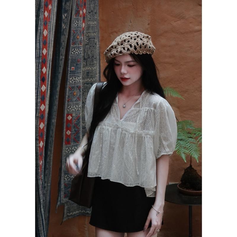 [SMOR ROOM] Set áo babydoll kèm áo dây bên trong SEBA