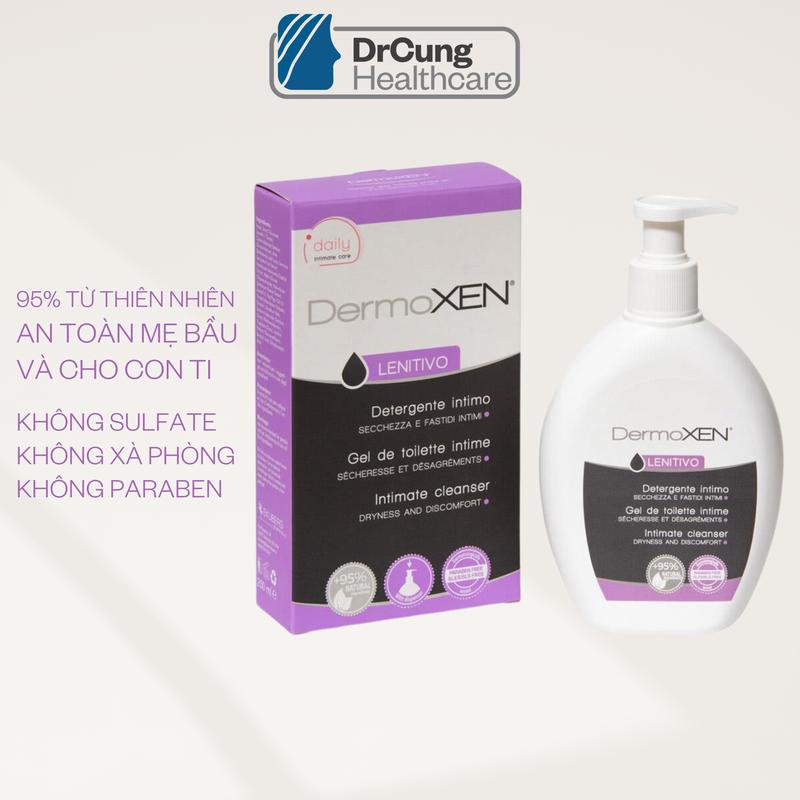 Product Introduction of ID1 DERMOXEN TÍM CHAI 200ml Nước rửa vệ sinh rửa hàng ngày dịu nhẹ dành cho người lớn HÀNG CHÍNH HÃNG 1