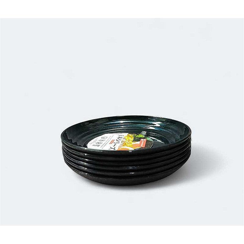 12 Pcs Piring Plastik 6 Inch Japan Series Piring Saji Kecil Piring Kue ...