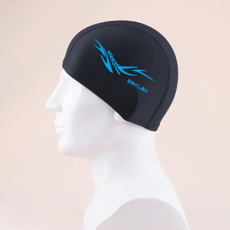 Mũ Bơi, Dành Cho Nam Và Nữ, Chất Liệu Vải Nylon, Bảo Vệ Tai Và Tóc Dài, Thích Hợp Cho Thể Thao Và Bể Bơi, Mũ Bơi, Người Lớn 3