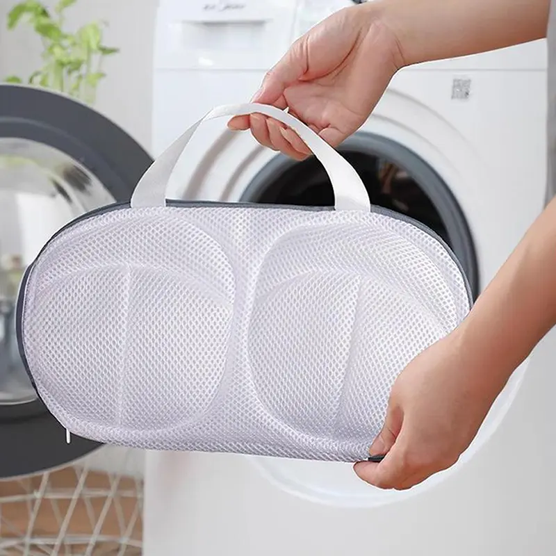 Túi giặt áo ngực, cho đồ lót giặt là và đồ lót, bộ túi áo ngực, cho máy giặt, có dây kéo, dành cho phụ nữ, tinh tế, 1 cái 0
