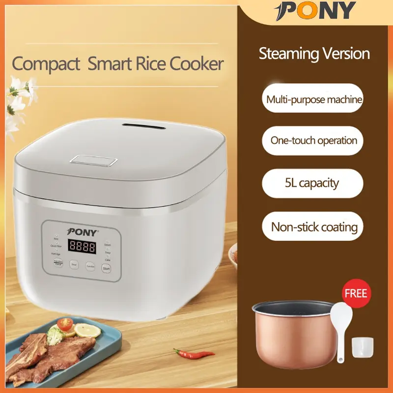 Pony HOME-5L electric rice cooker multifunction low sugar cooker ...
