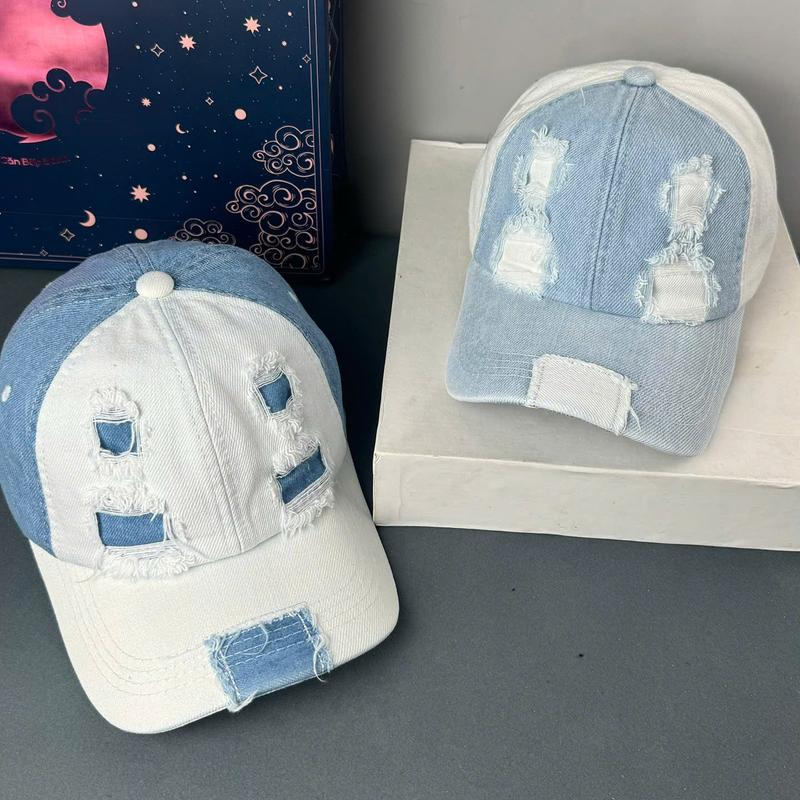 Mũ jean lưỡi trai tua rua - Nón kết nam rin tua cực chất - phong cách bụi bặm thời trang