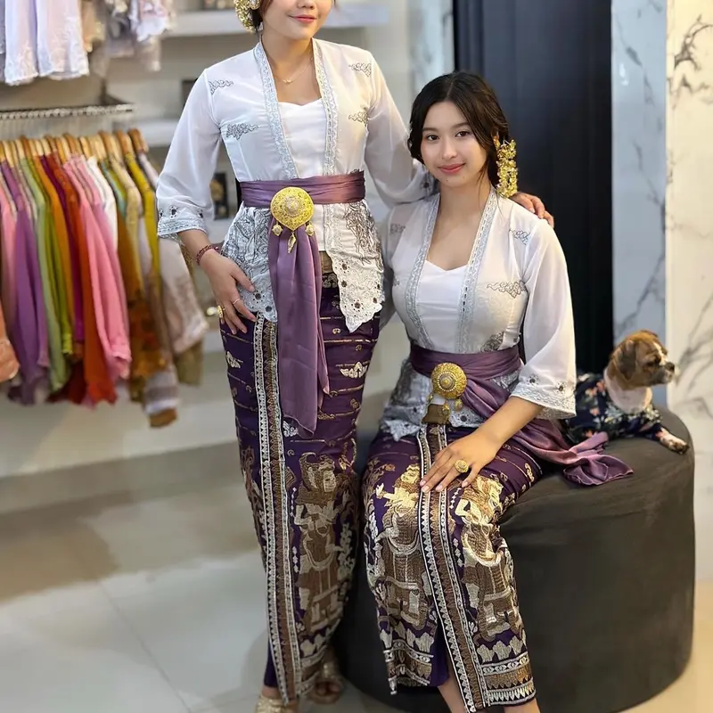 KAMEN JADI BORDIR MOTIF WAYANG FULL STRAIT 1