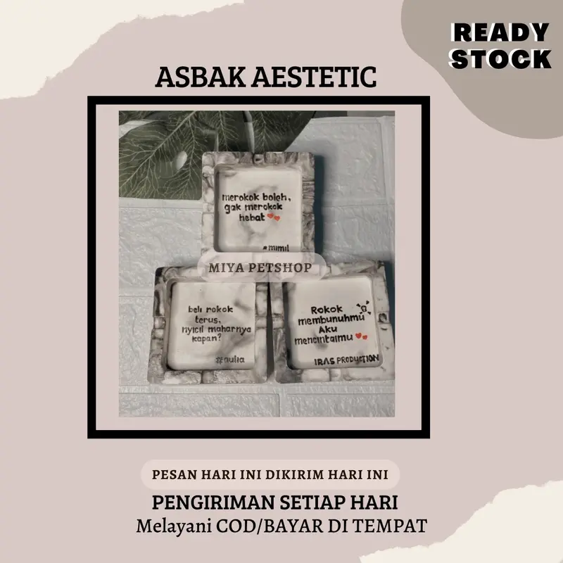 Asbak Aestetik Cocok buat kado| Giftbox asbak 0
