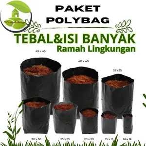 Paket polybag tanaman isi puluhan tebal