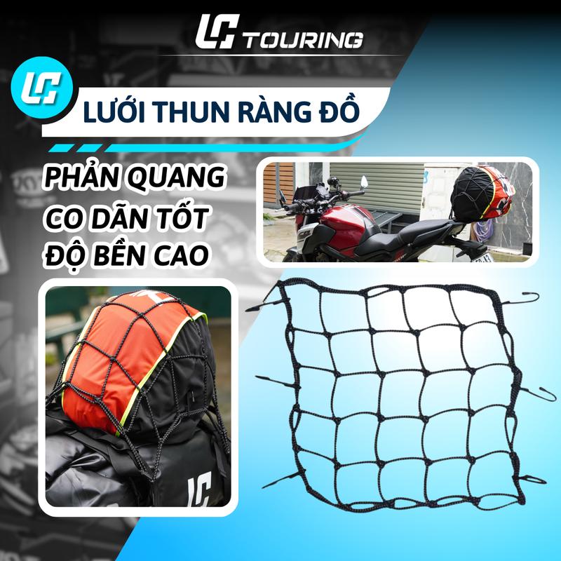  Lưới ràng đồ phản quang cao cấp V2 - LC TOURING STYLE - CƯỜNG KYT SHOP 