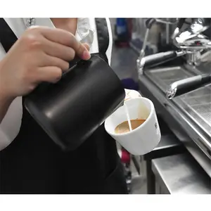 Milk Jug Latte Art Barista Steam Pitcher Jug Susu Gelas Pitcher Stainless Steel Tebal