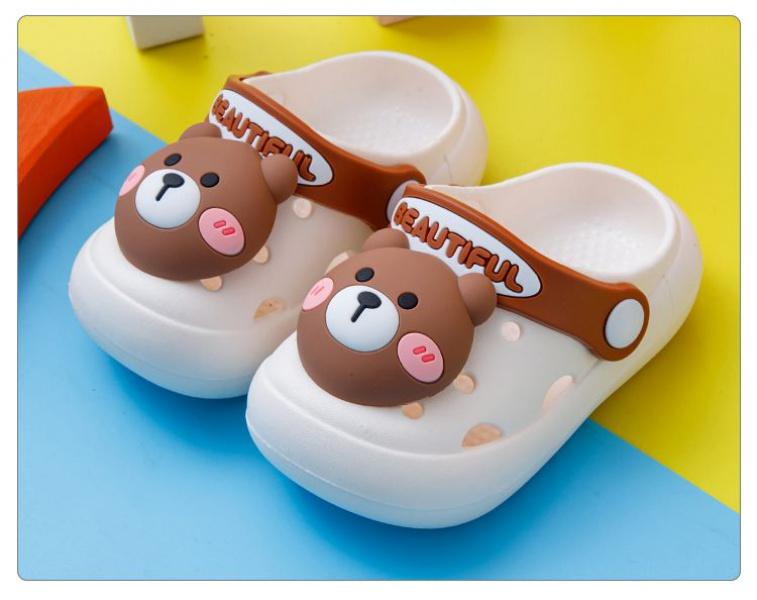 Product Introduction of รองเท้าแตะเด็กในร่มน่ารักฤดูร้อน รองเท้าแตะการ์ตูนระงับกลิ่นกายกันลื่นสำหรับเด็กทารก พื้นนุ่ม รูนิ้วเท้าปิดของเด็กผู้หญิง 30