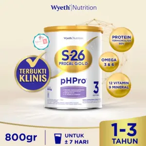 S26 NAN pH Pro 3 800gr | S26 Procal PH PRO 3 (1-3 Tahun) 800 gr