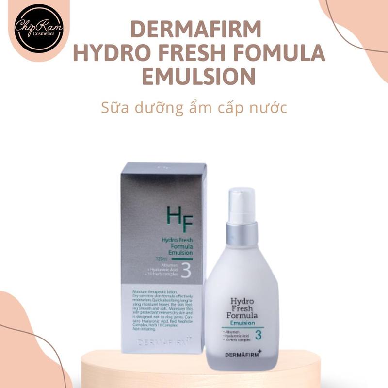 Sữa Dưỡng Ẩm Da Mặt Dermafirm HF Hydro Fresh Fomula Emulsion