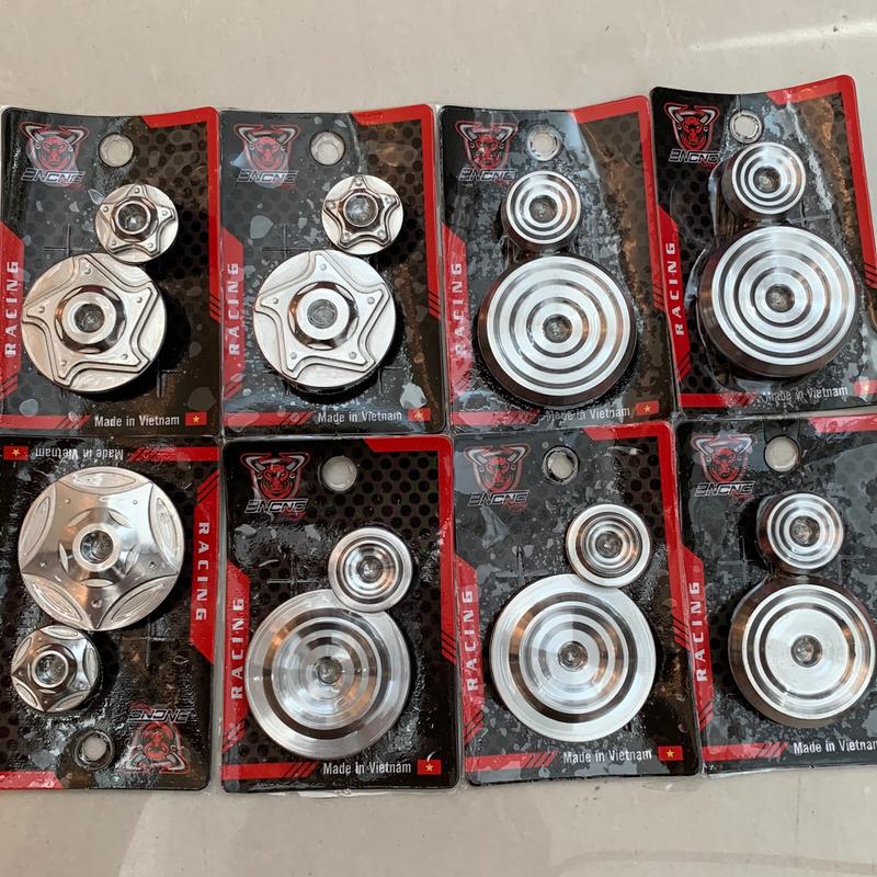 Ốc Mâm Lửa Inox 304 + Ốc Nhớt Inox 304 - Phụ kiện xe máy- Gắn các dòng Xe Máy hiện hành Phụ Tùng