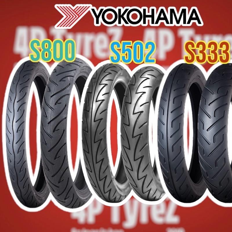 [4PTYREZ] Vỏ (lốp) YOKOHAMA các dòng gai KHÔNG RUỘT xe số côn tay & tay ga  Phụ Tùng Phụ Kiện Lốp vỏ  yokohama