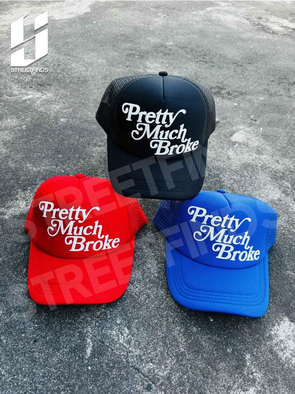 PRETTY MUCH BROKE PUFF CUSTOM TRUCKER CAP SNAPBACK UNISEX viral ...