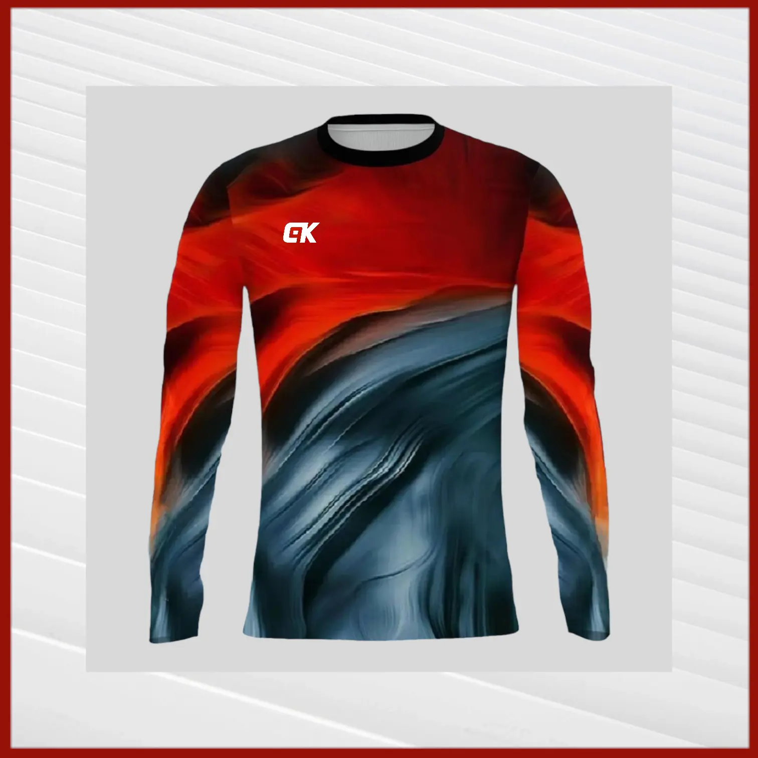 CK PJ.019 - 025 KAOS OLAHRAGA / KAOS JERSEY PRINTING PRIA/WANITA LENGAN PANJANG