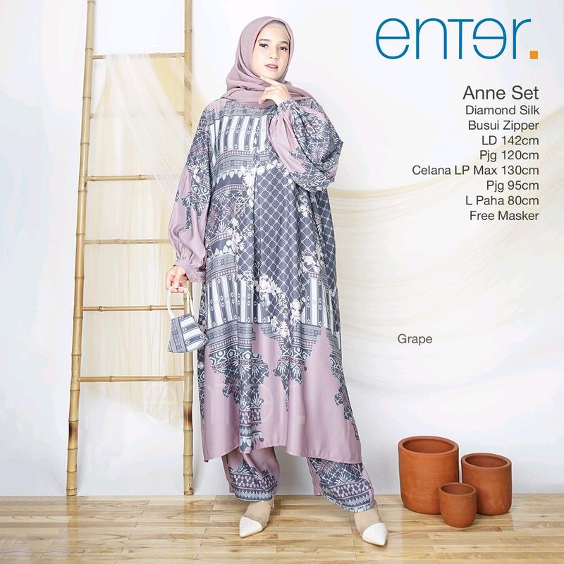 anne set setelan wanita maxmara jumbo ORI enter 2