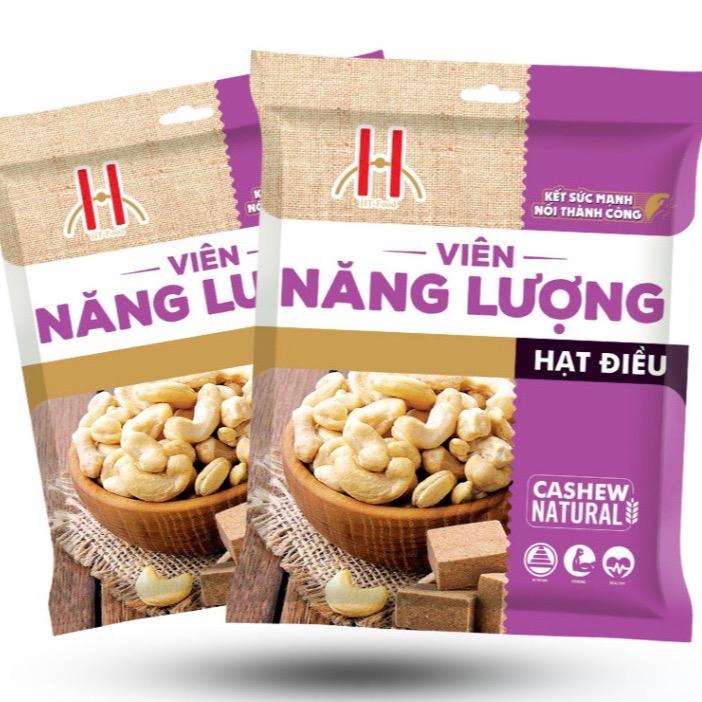 Combo 2 túi 800gr Viên Năng Lượng - Lương khô mini mềm Vị Hạt Điều ( Mỗi túi 400gr khoảng 24 - 26 viên ) lọ óc chó ngũ cốc ăn sáng ngũ cốc & yến mạch có không caffeine ngucoc beone ngu co lo
