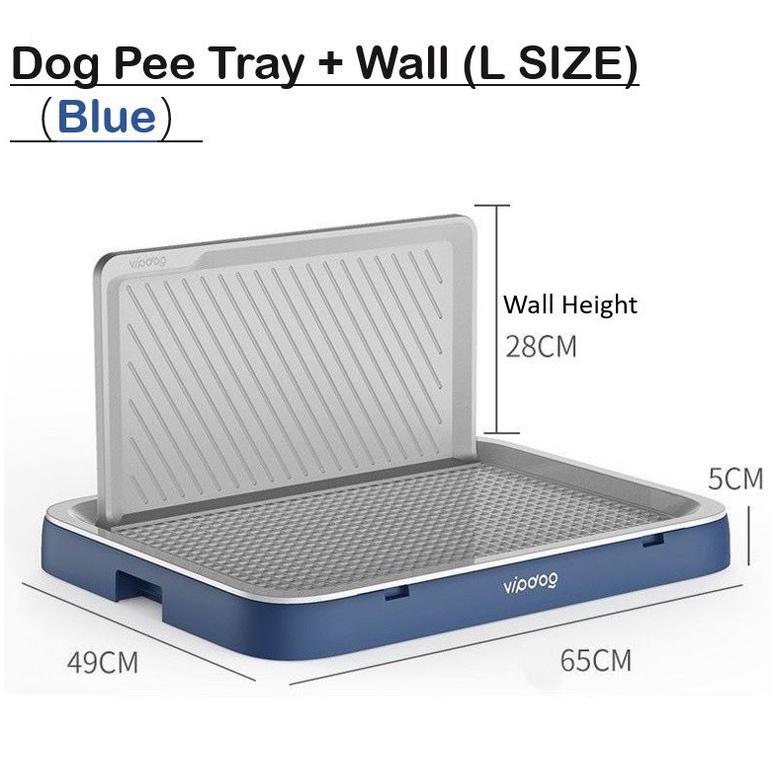 Dog Pee Tray Puppy Dog Potty Tray Dog Toilet Pet Pad Holder Dog Toilet Potty Training Tray with Wall Cover 7